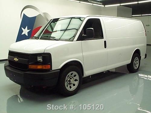 2013 chevy express 1500 4.3l v6 cargo van only 18k mi!! texas direct auto