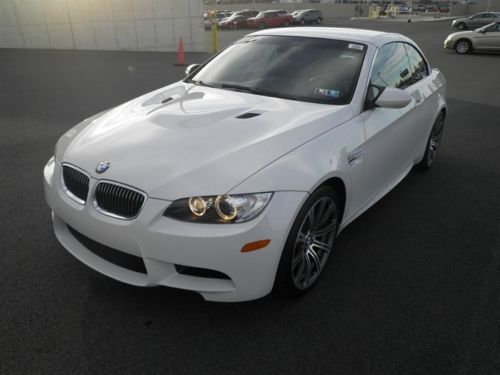 Bmw convertible m3***alpine white***premium pkg***tech pkg***cold weather pkg