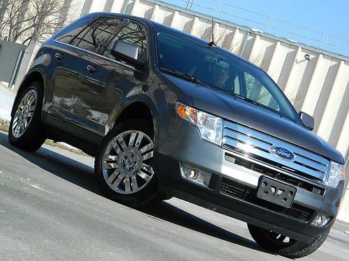 2010 ford edge limited awd 32k panorama roof voice direction sync clear\rebuilt