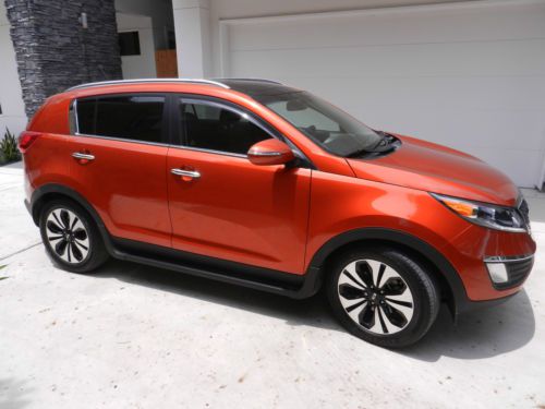 2011 kia sportage sx sport utility 4-door 2.0l 4 cylinder turbo - low mileage