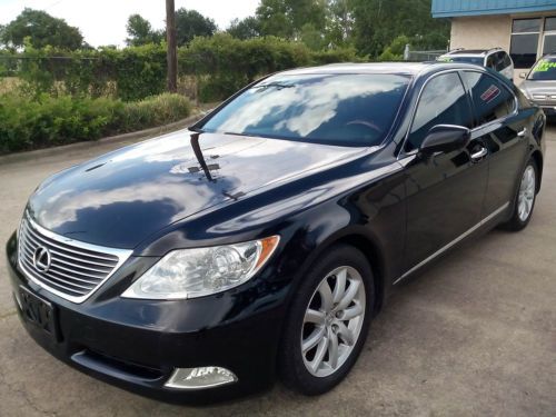 2008 black lexus ls 460 sedan w/ sunroof, a/c seats, cd changer, 76k miles!!