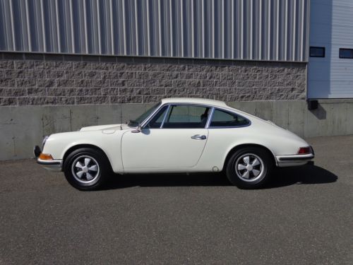 1971 porsche 911e. matching number engine. no reserve auction.