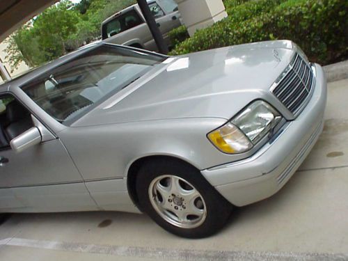 Mercedes s420 1999 wide body w140 sedan - low miles-  silver -