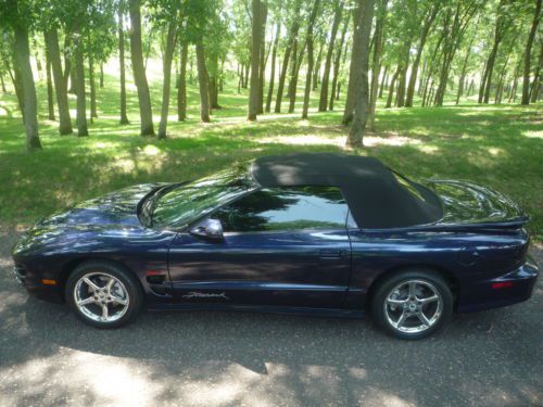 1999 trans am firehawk convertible, navy blue metallic, 12xxx miles, 6 speed