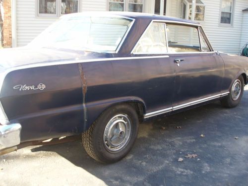 1965 chevrolet nova ss - v8 bucket seat console