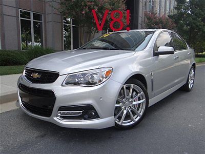 Chevrolet ss 4dr sedan low miles automatic gasoline unspecified silver ice metal
