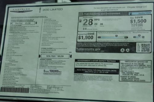 2015 Chrysler 200 Limited, US $24,250.00, image 4