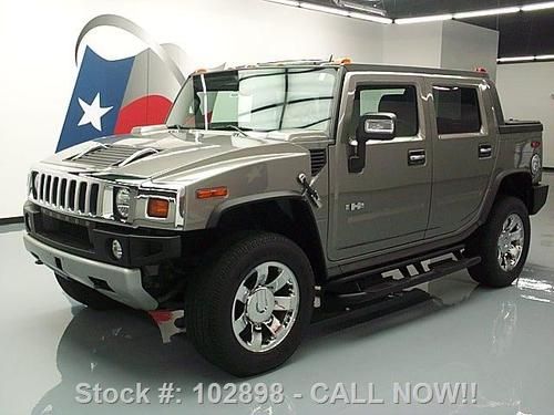 2009 hummer h2 sut 4x4 sunroof nav dvd rear cam 46k mi! texas direct auto