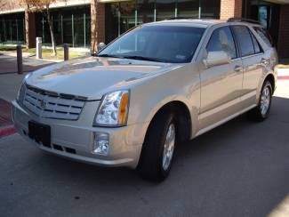 2008 cadillac srx awd gold mist/cahmere leather,clean carfax,great condition