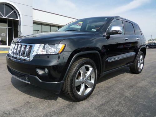 2012 jeep grand cherokee 4x4 overland 5.7 hemi  9400 miles 1.9% finance