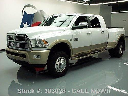 2012 dodge ram 3500 laramie longhorn mega 4x4 diesel 6k texas direct auto