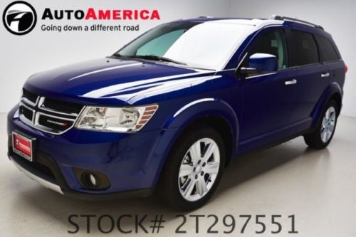 2012 dodge journey crew awd 12k low miles 3rd row sat radio clean carfax 1 owner
