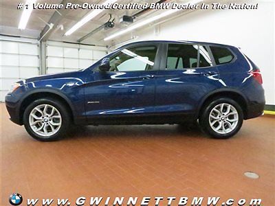 Xdrive35i low miles 4 dr suv automatic gasoline 3.0l straight 6 cyl deep sea blu