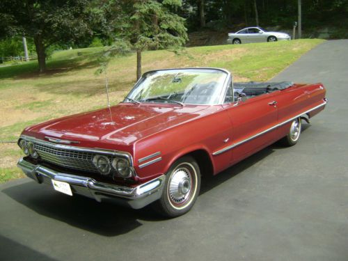 1963 chevrolet impala convertible