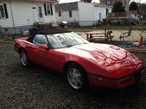 1989 chevrolet corvette base convertible 2-door 5.7l