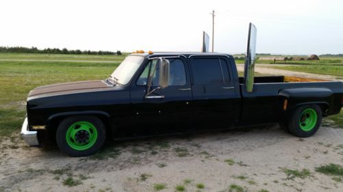 1986 gmc crew cab dually lowrider rat rod hauler