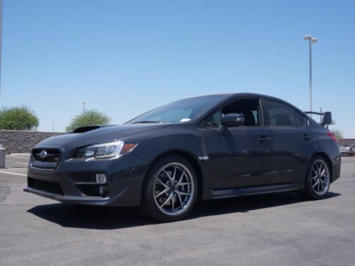 New 2015 sti limited moonroof 6spd leather seats backup camera bluetooth awd