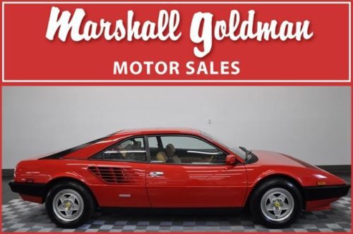 1985 ferrari mondial coupe rosso corsa red/tan 2+2 only 64700km(40,000 miles)