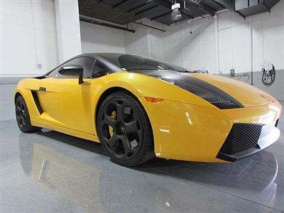 05 lamborghini gallardo coupe yellow manual 19k miles new tires