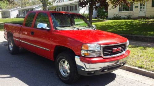 1999 gmc sierra 1500 sle extended cab pickup 3-door 5.3l