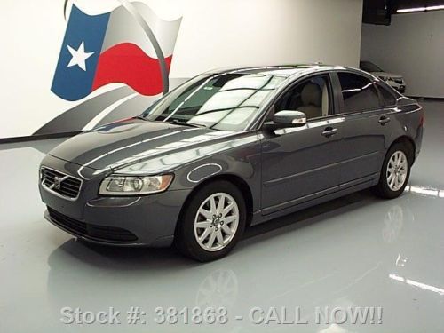 2008 volvo s40 2.4i auto sunroof heated leather 69k mi texas direct auto