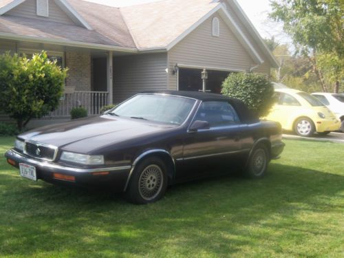 Chrysler: lebaron tc maserati