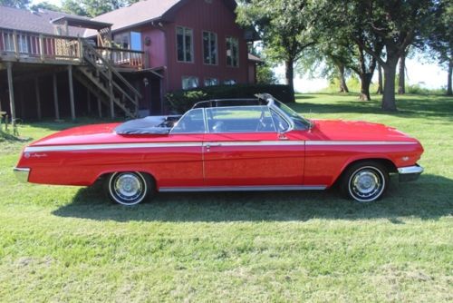 1962 Red Chevrolet Impala SS Super Sport Convertible, US $32,000.00, image 4