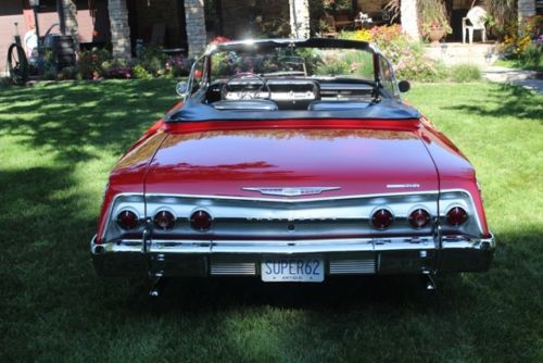 1962 Red Chevrolet Impala SS Super Sport Convertible, US $32,000.00, image 9