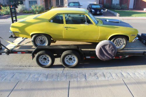 1972 chevrolet nova chevy project driver hot rod racer cruiser 4-speed nr muncie