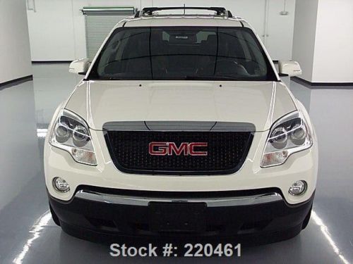 2011 gmc acadia slt-2 climate leather hud rear cam 39k texas direct auto