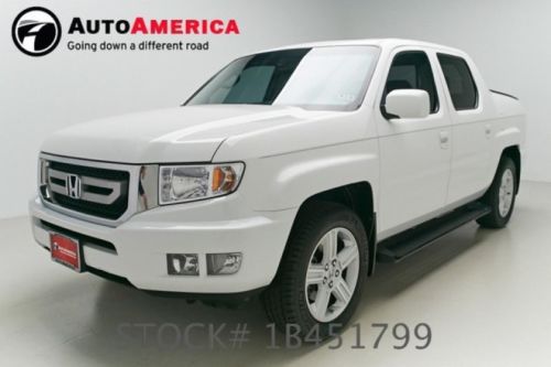 2011 honda ridgeline rtl 29k miles htd seat sunroof crewcab one owner cln carfax