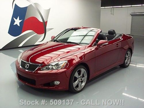 2010 lexus is250c convertible nav climate seats 41k mi texas direct auto