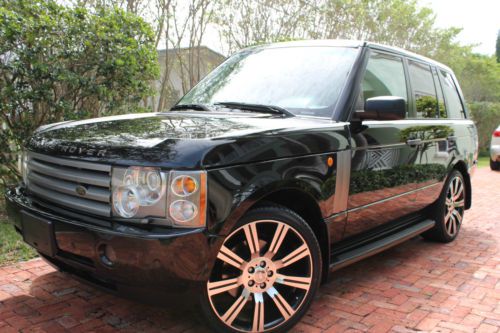 2005 range rover hse all-wheel drive-southern-kept-supercharged appearance pkg.