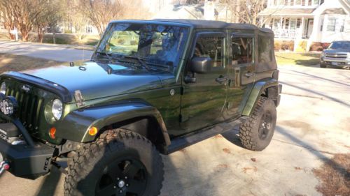 2008 jeep wrangler unlimited sahara sport utility 4-door 3.8l