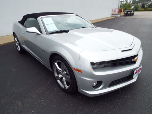 Camaro ss convertible 6.2l v8 ls1 ls2 ls3 ls6 lsx auto brembo leather muscle