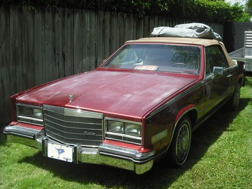 1985 cadillac eldorado biarritz convertible 2-door 4.1l