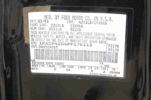 1993 Ford Mustang SVT Cobra Hatchback 2-Door 5.0L 65K Miles California Car, US $14,900.00, image 17