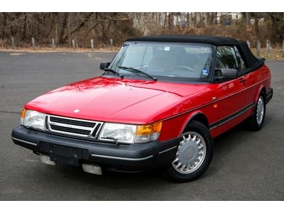 1992 saab 900 s 900s convertible 2.1l 16 valve rare color florida 65k miles