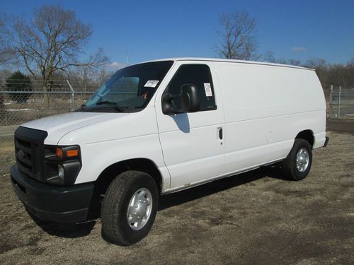 08 ford e-250 cargo van 5.4 v8 1 owner runs great loaded low reserve! bin $1790!