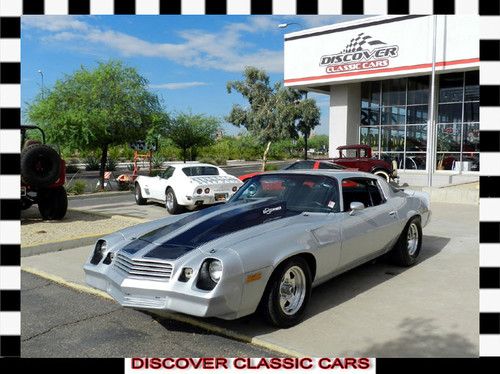 1980 chevrolet camaro 2 door coupe--the silver bullitt!!