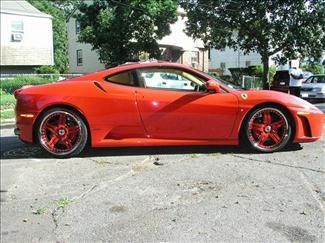 2005 red rosa corsa w/ f1 transmission red piped seats scuderia spec suspension