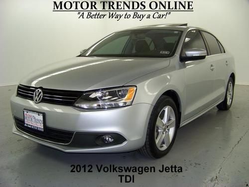 Tdi navigation roof leather htd seats fender audio 2012 volkswagen jetta 24k