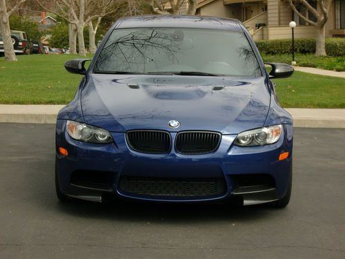 2011 bmw m3 sedan 4-door, 6 sp mt, le mans blue, comp and tech packs, 9900 miles