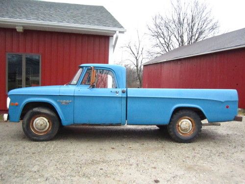 1968 dodge d200 camper special 36,326 miles, 2nd owner