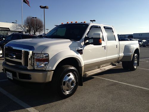 2009  f350 superduty crewcab dually 4x4 king ranch 62k miles 6.4 diesel, nav