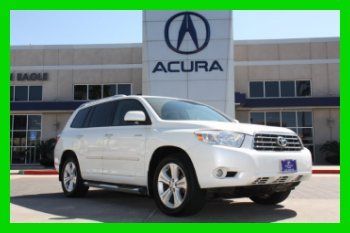 2008 toyota highlander limited 4wd 3.5l v6 automatic nav dvd res uv one owner