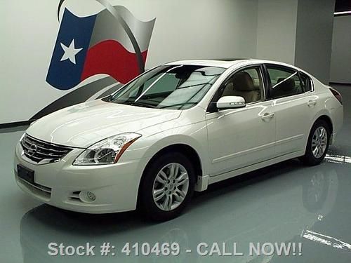 2011 nissan altima 2.5 sl sedan sunroof htd leather 34k texas direct auto