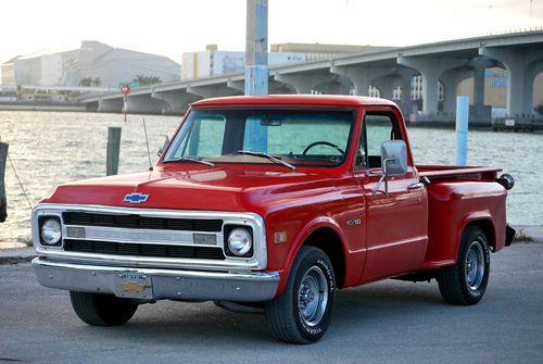 C10 chevy step side swb v8 automatic solid chevorolet truck excellent condition
