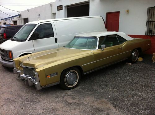 1976 cadillac eldorado base convertible 2-door 8.2l