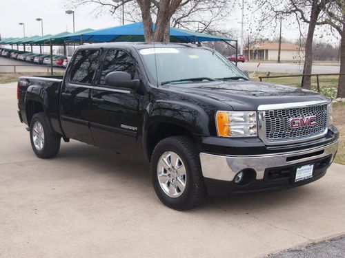 2012 gmc sierra 1500 sle 4wd crew cab wb 6-speed automatic 4 door truck black